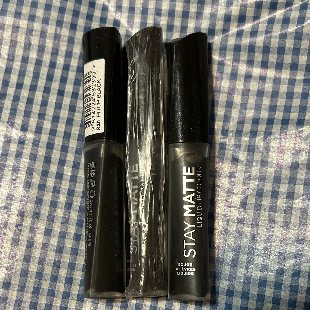 Rimmel London Stay Matte Liquid Lip Colour - Deep Black